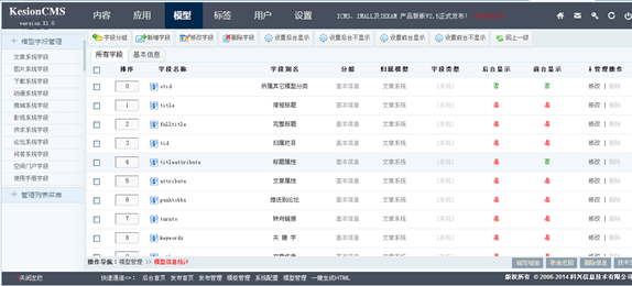 2.4 模子字段治理