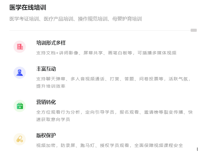 医疗机构怎样举行线上培训？？？？？线上医疗培训系统有哪些场景？？？？？